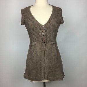 Tiana B. Button Down Knit Top   ( New w Tags )